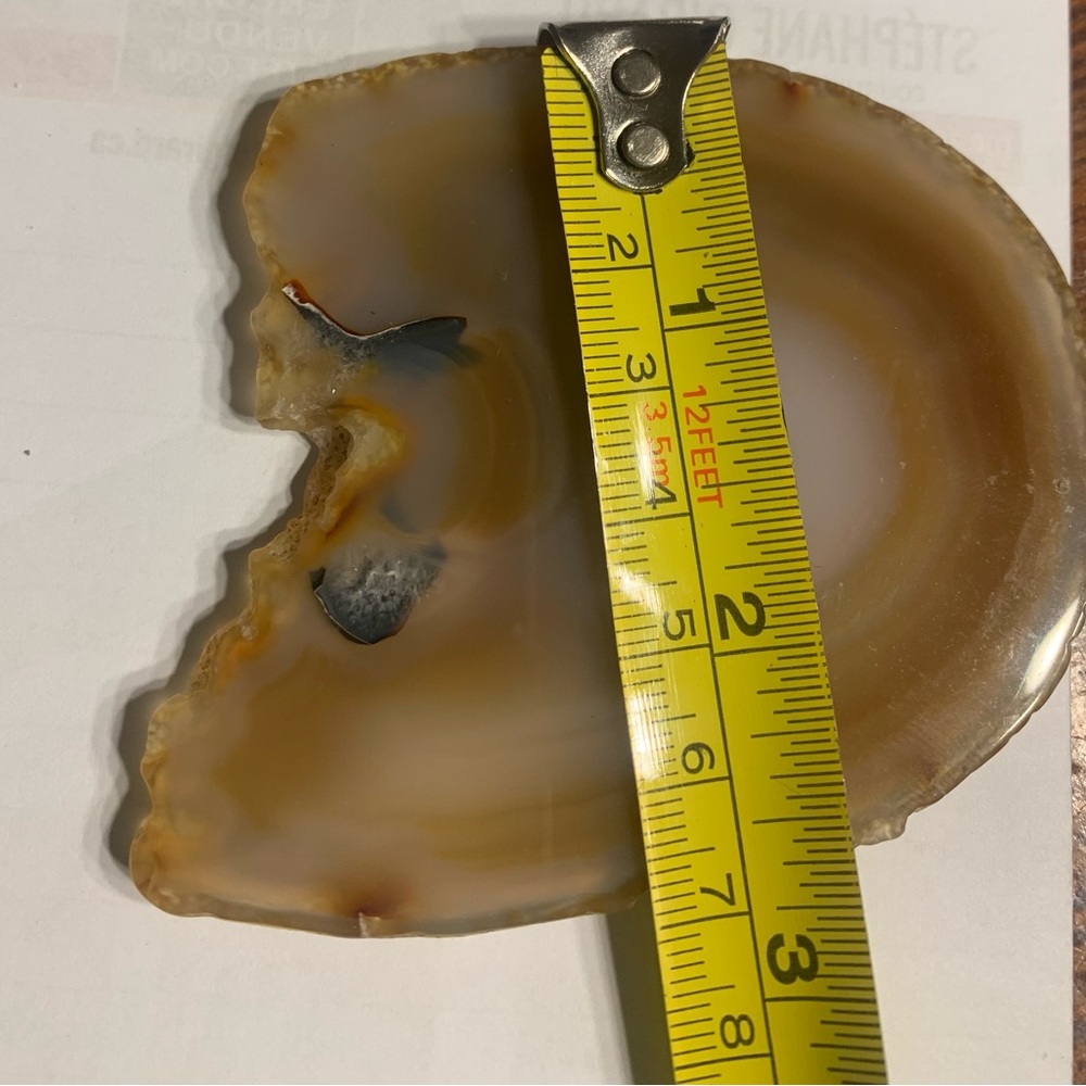 💎🔥 Agate stone slice - Picture 3 of 9